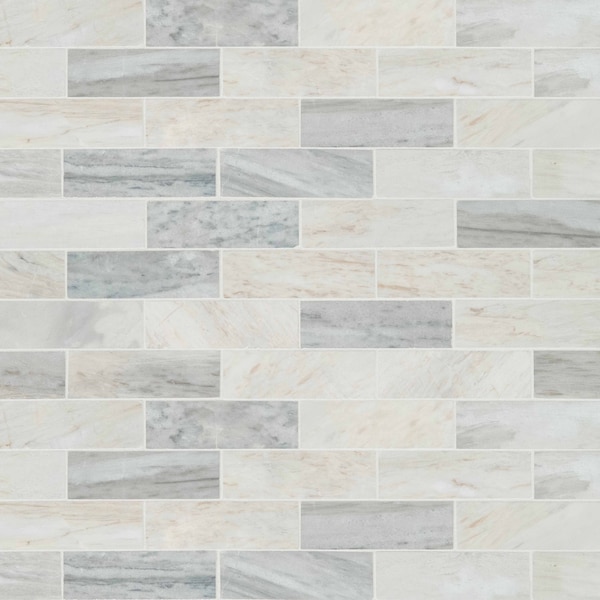 mosa様 Akuza 1x6 Sky Matte Stacked Mosaic – Stone Products Unlimited